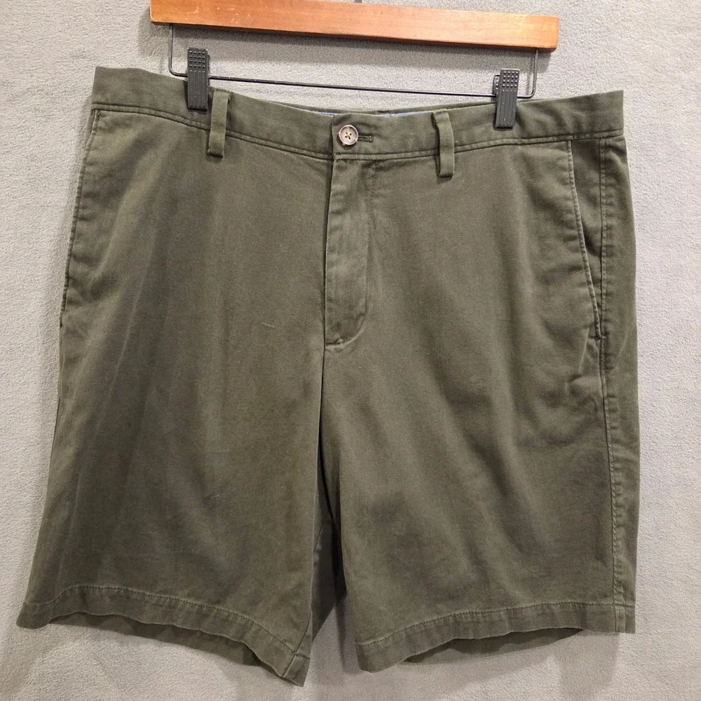 Banana Republic Aiden Shorts Mens Size 36 Chinos Classic Preppy Casual Summer